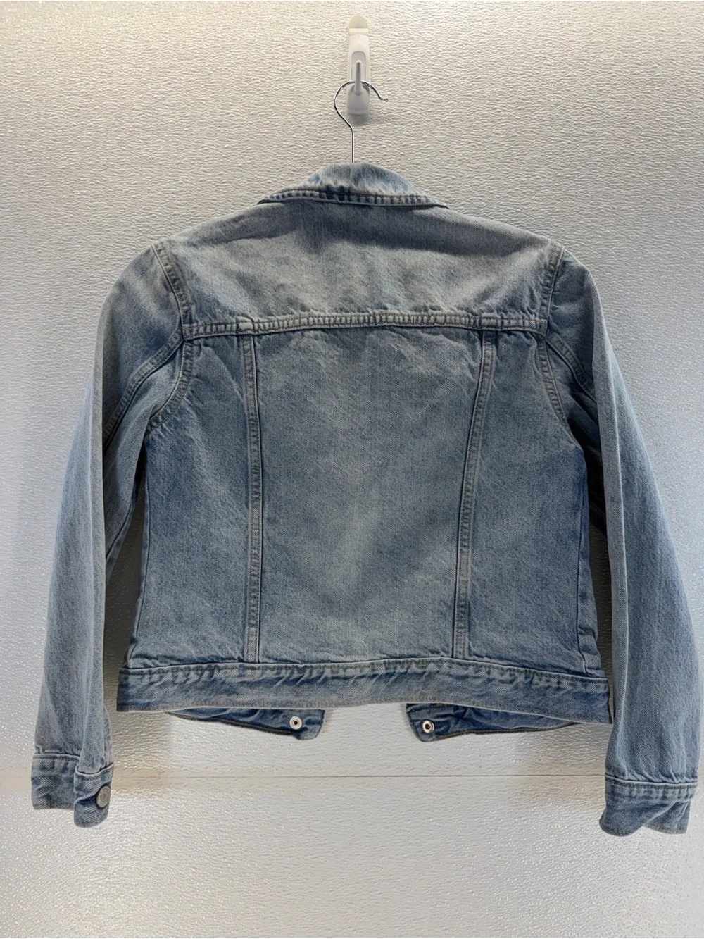 GAP Kids Girls‎ Denim Jacket XL 12-13 Light Wash Jean Trucker Coat